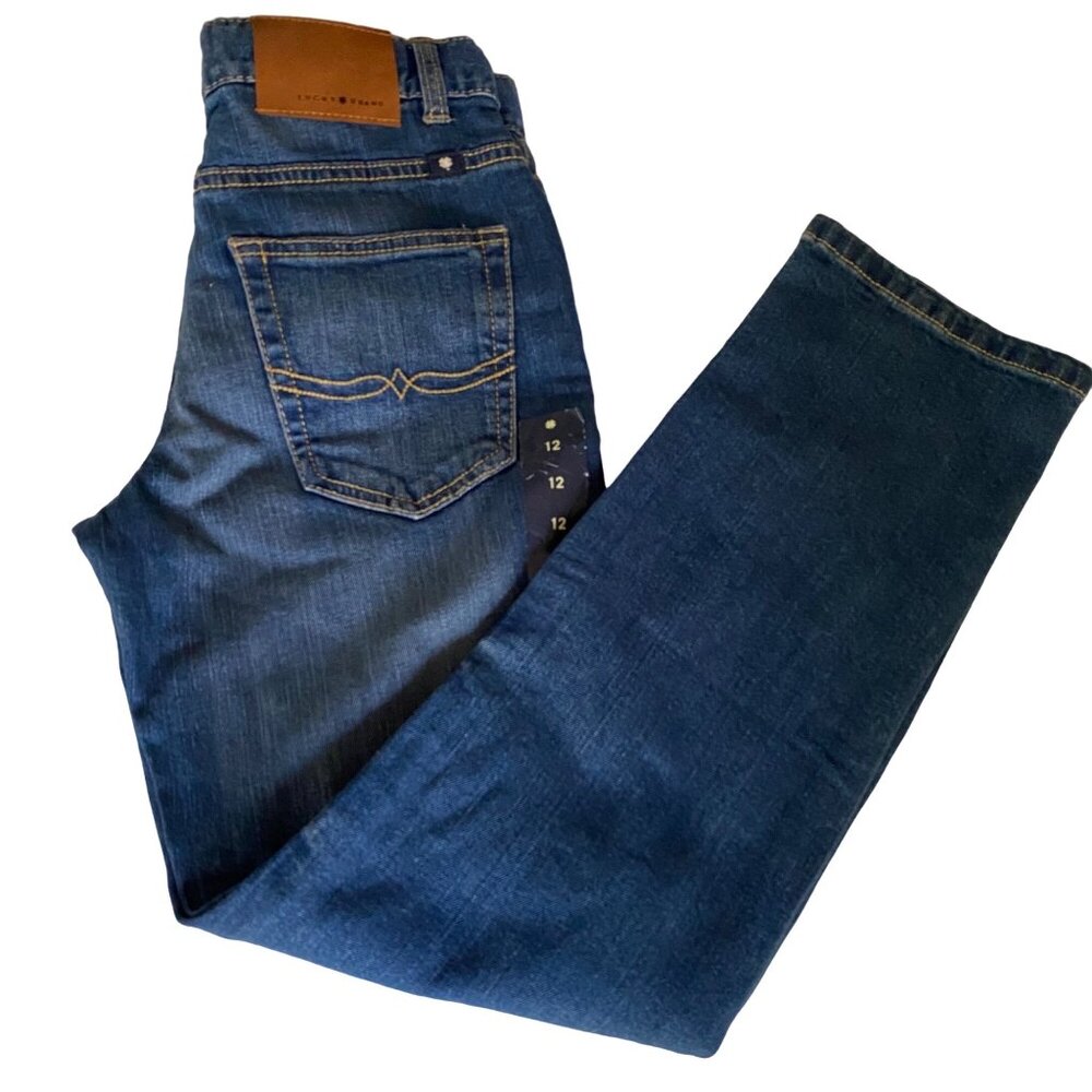 Lucky Brand Yorba Linda Girl Classic Straight Blue Jeans Sz 12 Med Wash NWT $42 - Picture 10 of 16